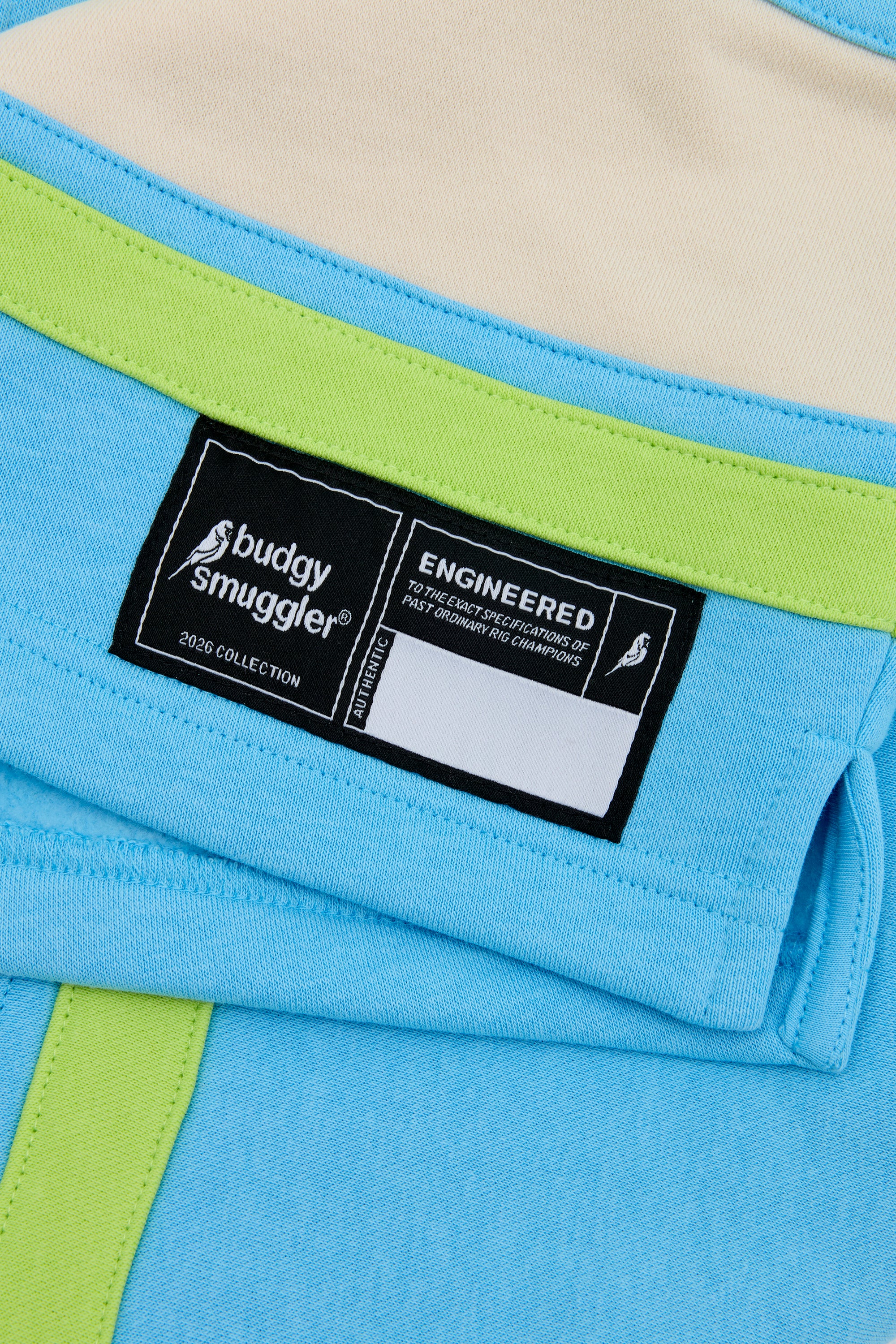 Lacer Hoodie in Light Blue and Green