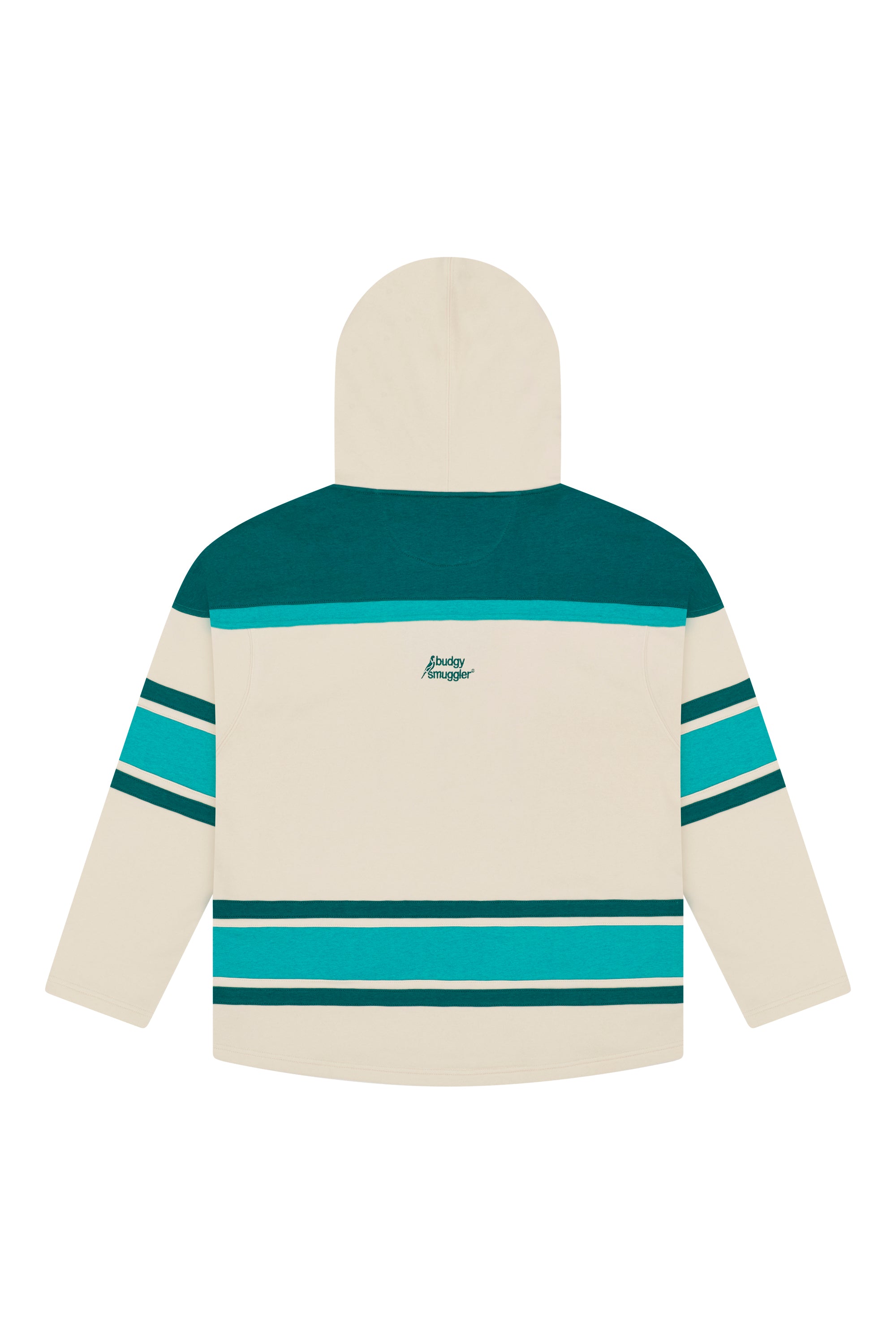 Lacer Hoodie in Green and Cream