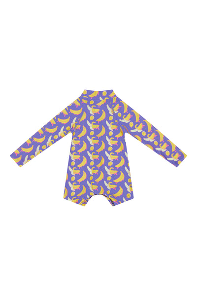 Kids Onesie Swim Bundle in Drippy Bananas UPF 50+