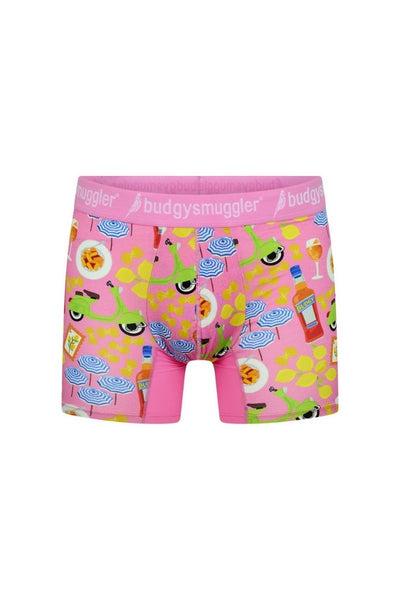 Men's Underwear Trunks in Pink Amalfi