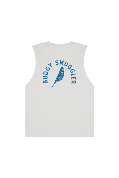 White Singlet with Budgy Arch