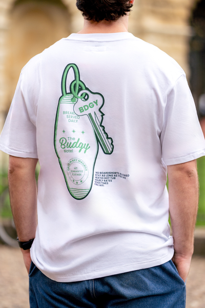 White Tee with Motel Key