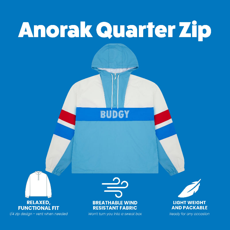 Quarter Zip Anorak Jacket