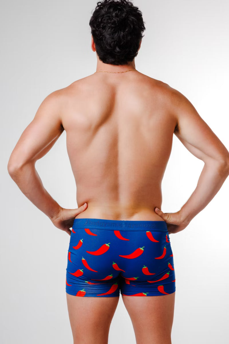 Men's Underwear Trunks in Chilli Willies
