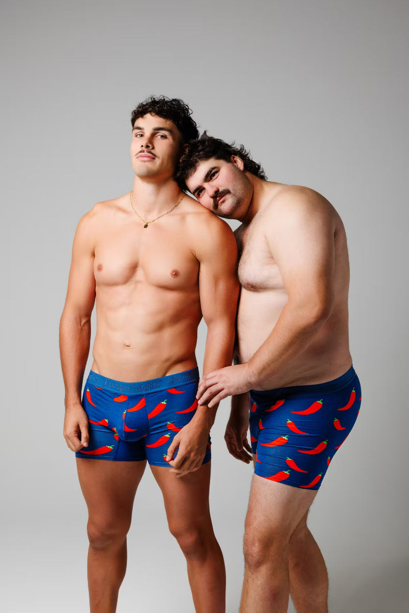 Men's Underwear Trunks in Chilli Willies