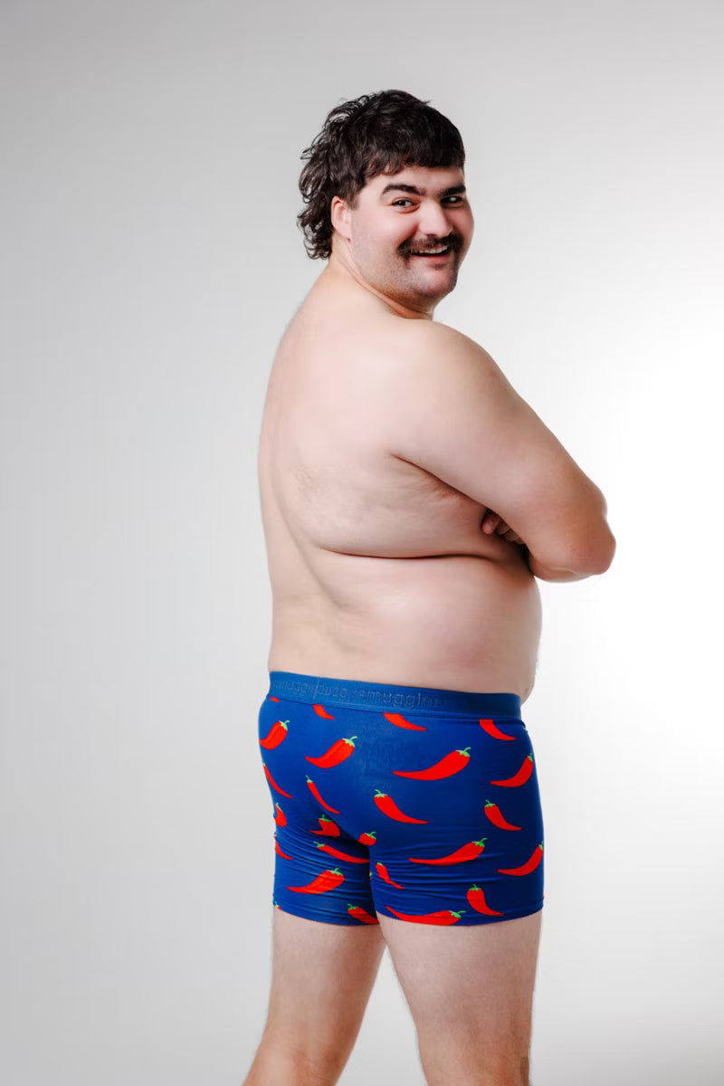 Men's Underwear Trunks in Chilli Willies