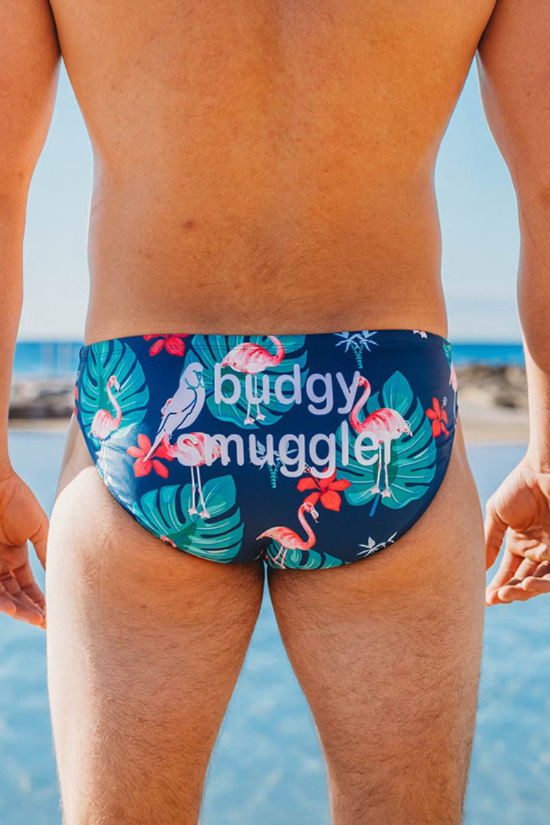 Men's Flamingo tropical swimwear