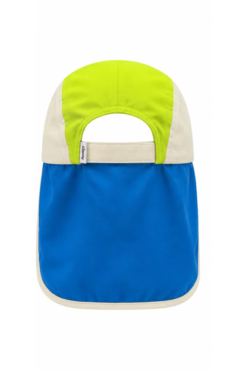 Flap Hat in Fast Lime