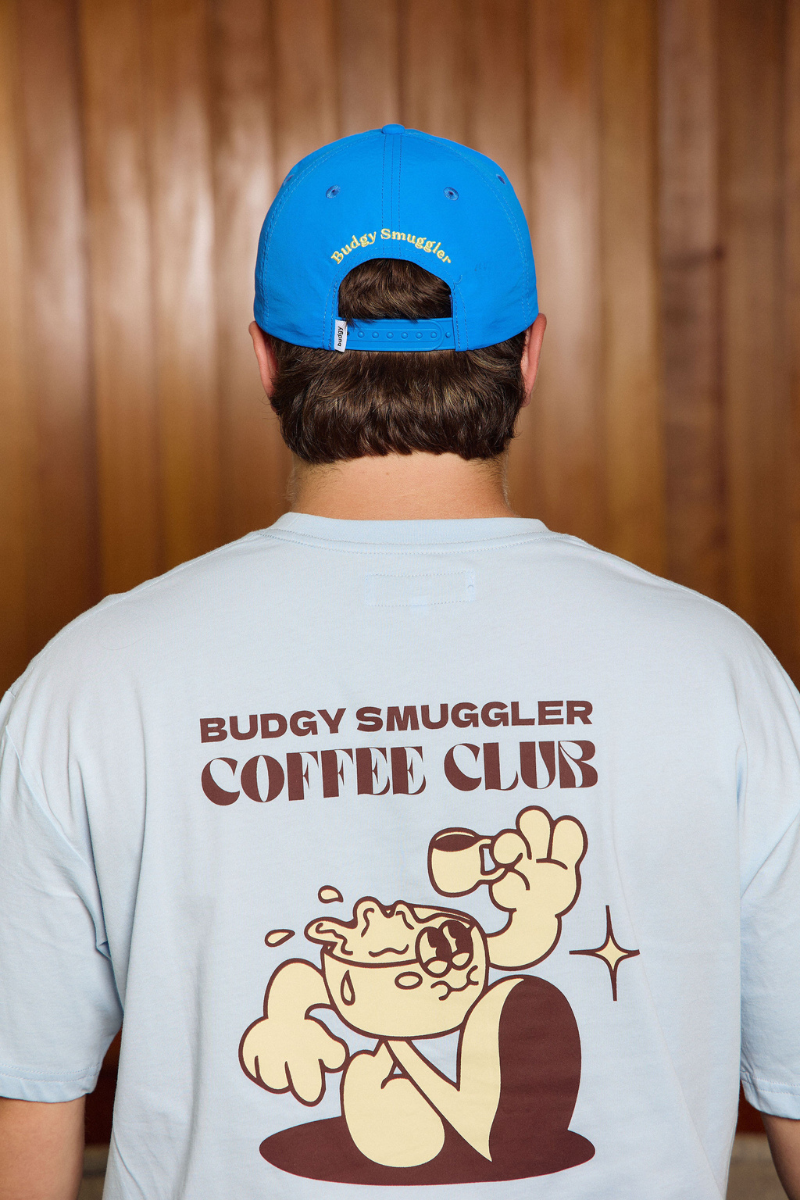 5 Panel Snap Back in Blue "Smugglers"