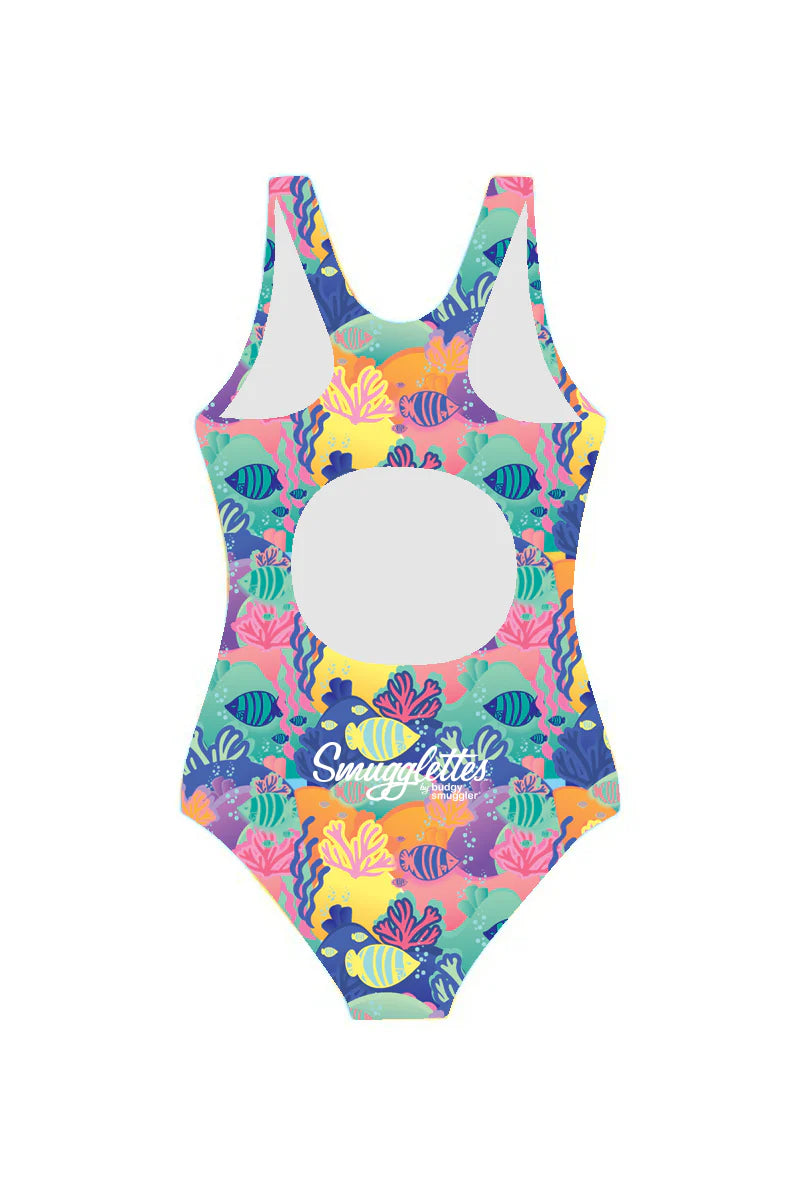 Girls Swim and Cap Bundle In Reef-Freshing