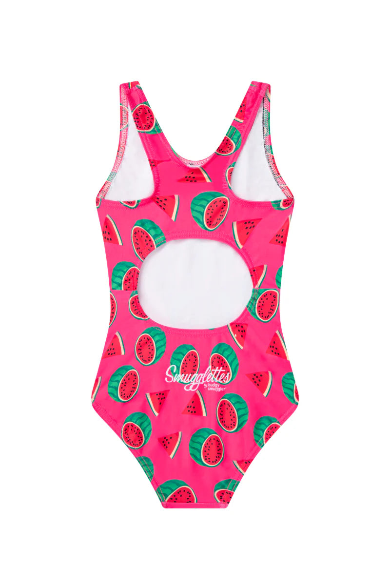 Girls Swim and Cap Bundle In Watermelon