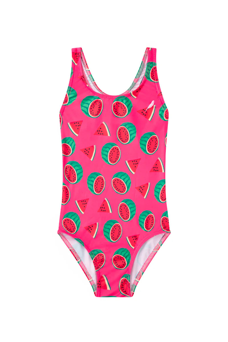 Girls Swim and Cap Bundle In Watermelon