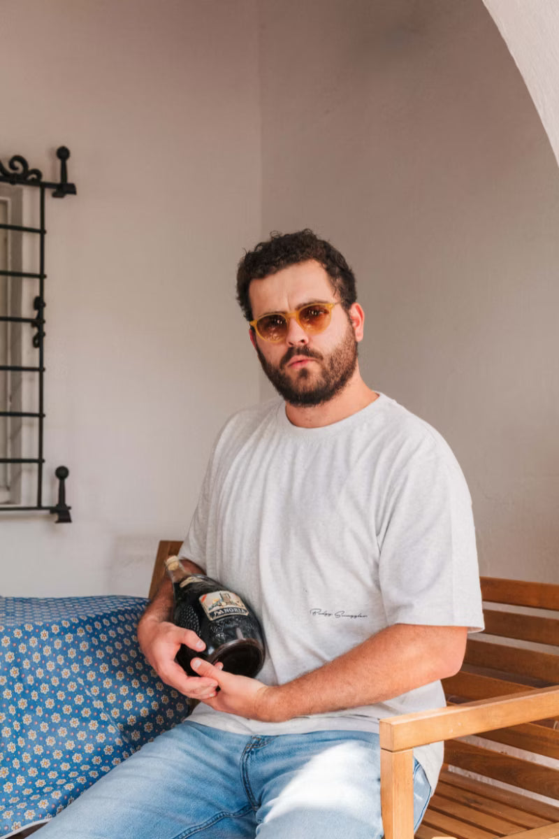 Heavyweight Light Marle Tee in Budgy