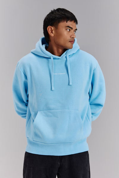 Hoodie in Light Blue Arch Logo