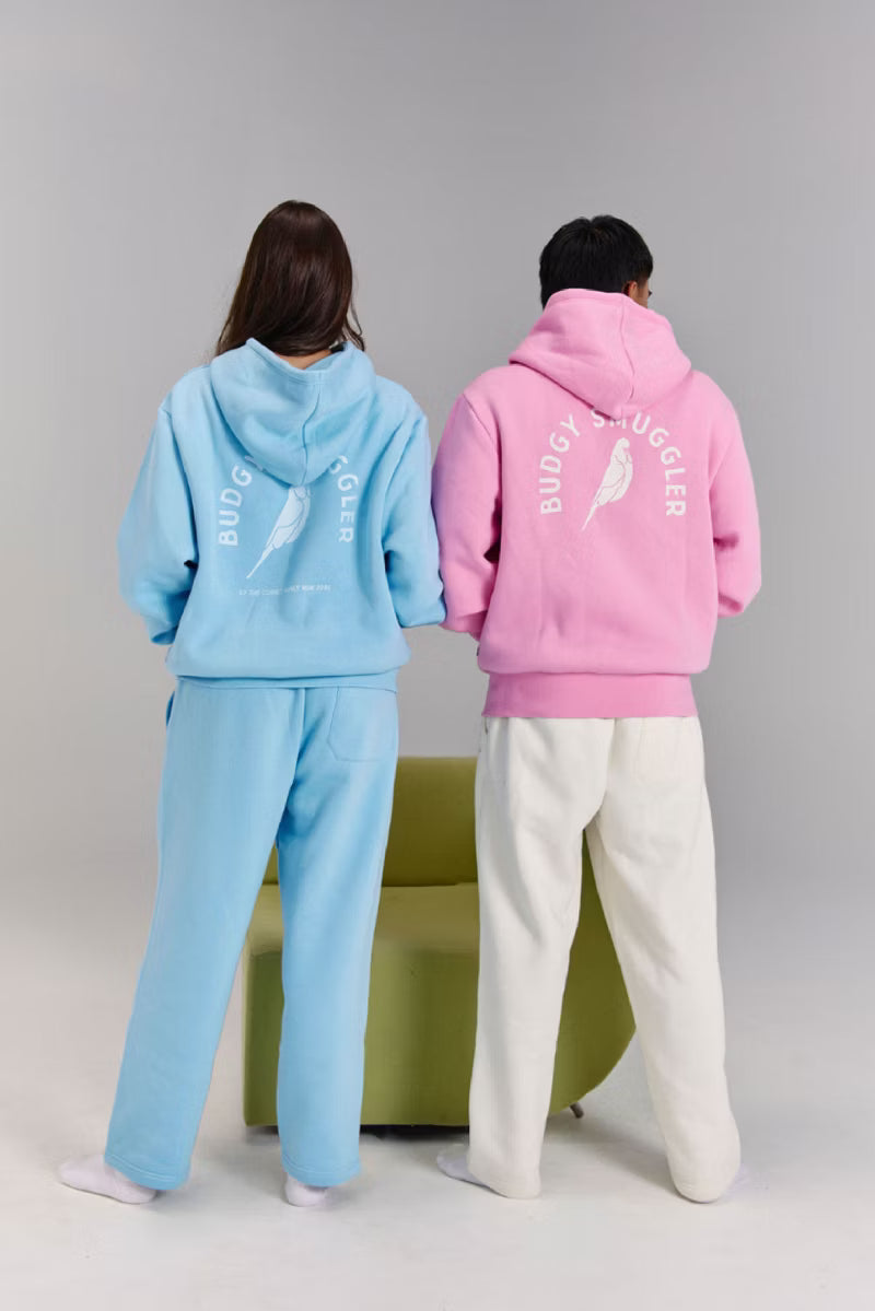 Hoodie in Pink Arch Logo