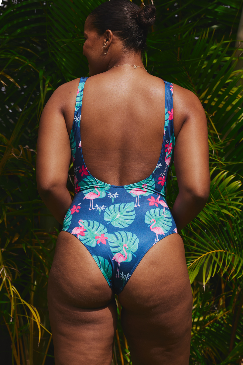 Scoop One Piece in Flamingos