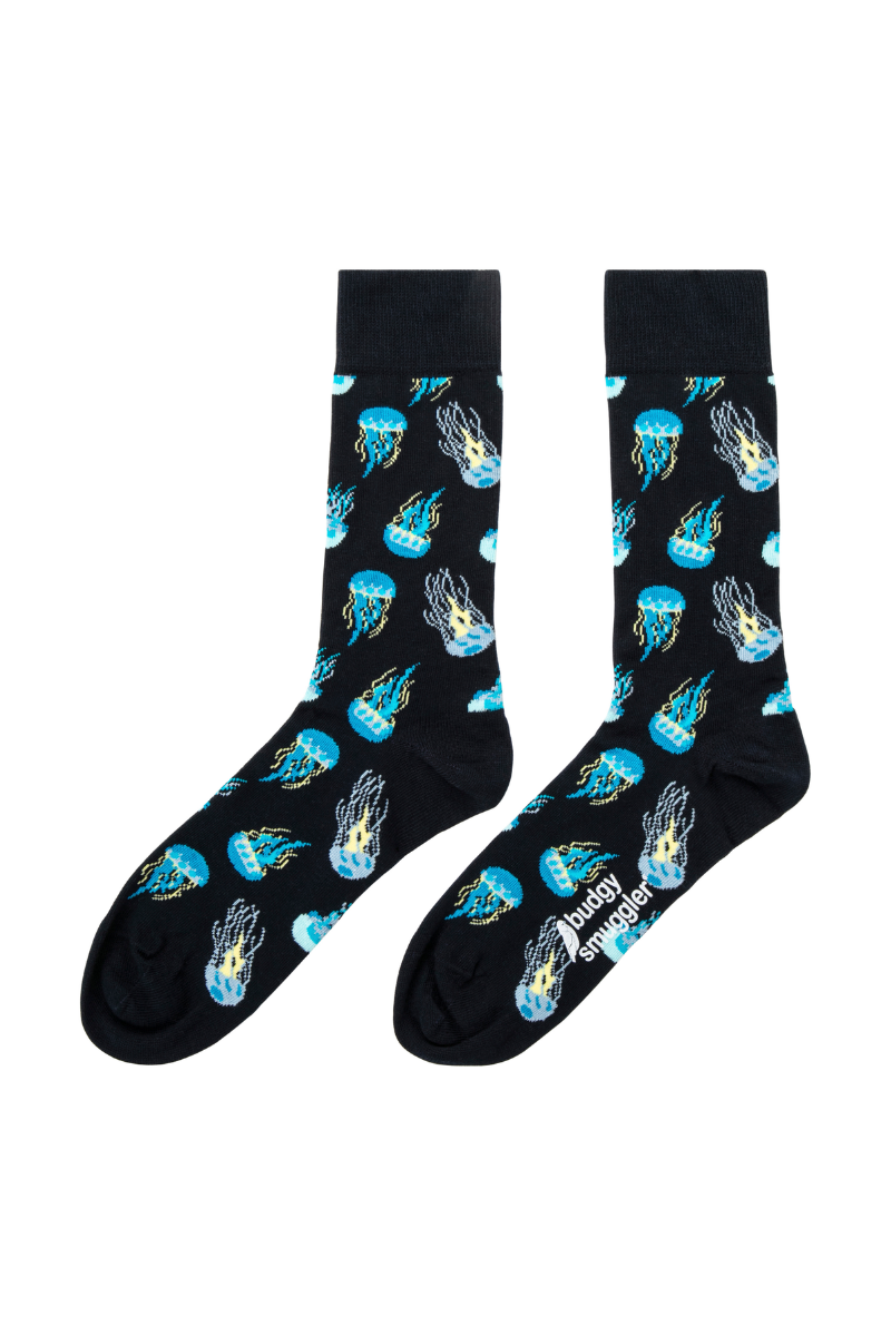 Budgy Socks in Jellyfish