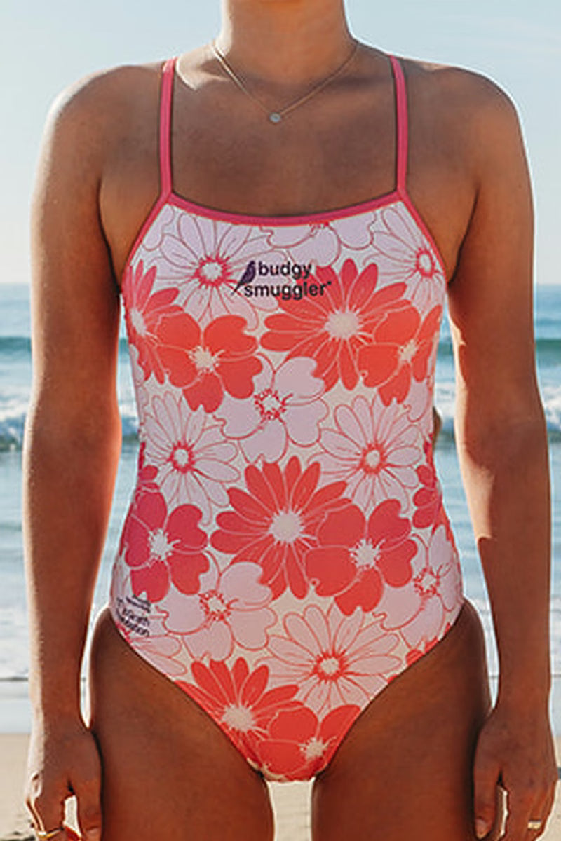 Thin Strap Racer in McGrath Foundation Floral