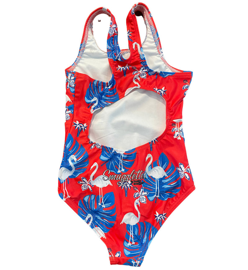 Girls One Piece in Newcastle Knights Flamingos | Preorder