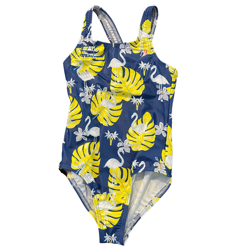 Girls One Piece in North Queensland Cowboys Flamingoes | Preorder