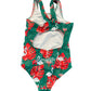 Girls One Piece in South Sydney Rabbitohs Flamingoes | Preorder