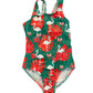Girls One Piece in South Sydney Rabbitohs Flamingoes | Preorder