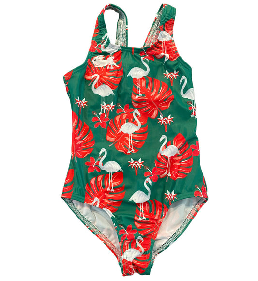 Girls One Piece in South Sydney Rabbitohs Flamingos | Preorder