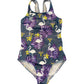 Girls One Piece in Melbourne Storm Flamingoes | Preorder