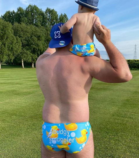 Matching Family Budgy Smugglers in Rubber Ducks
