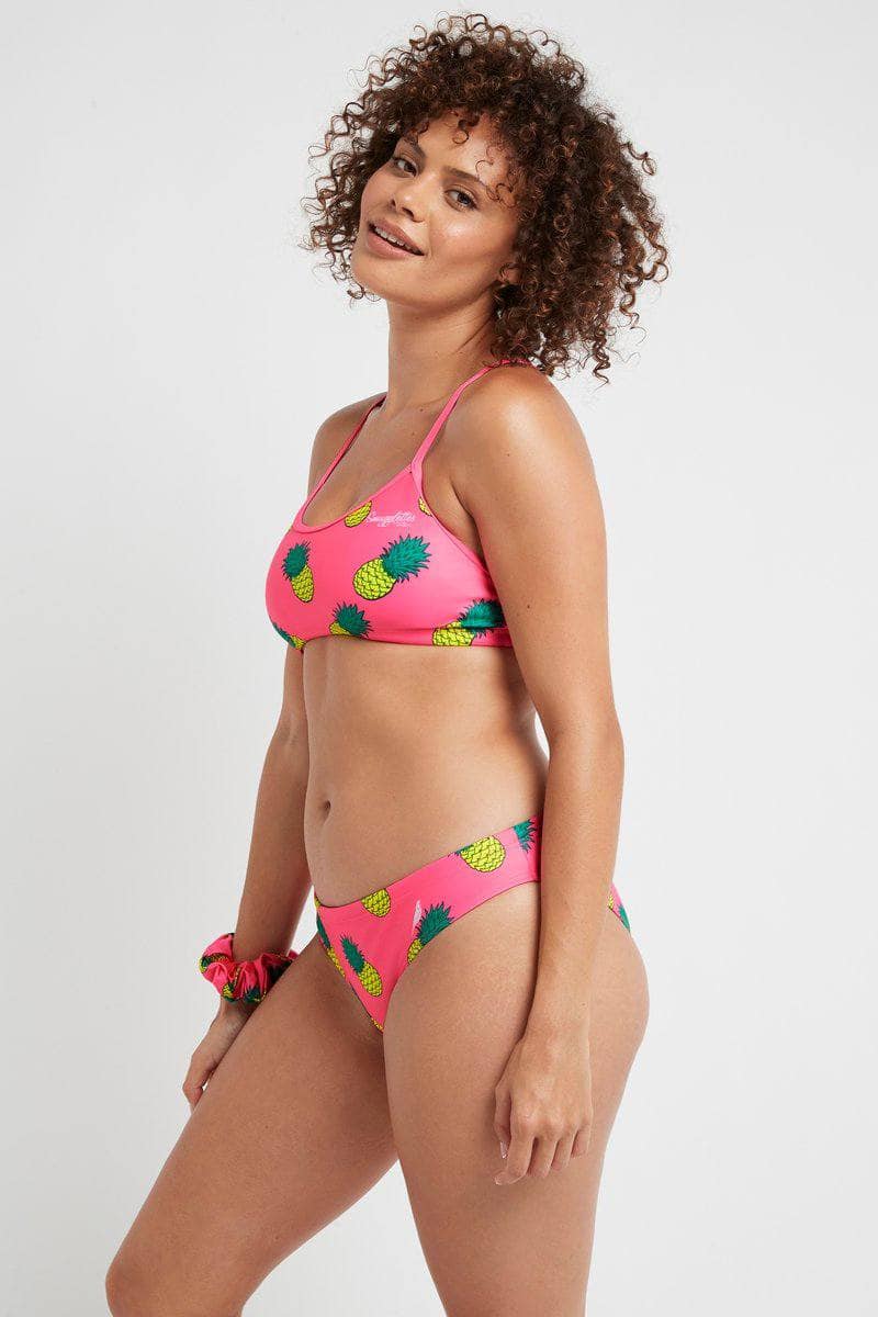 Freshwater Top in Pink Pineapples