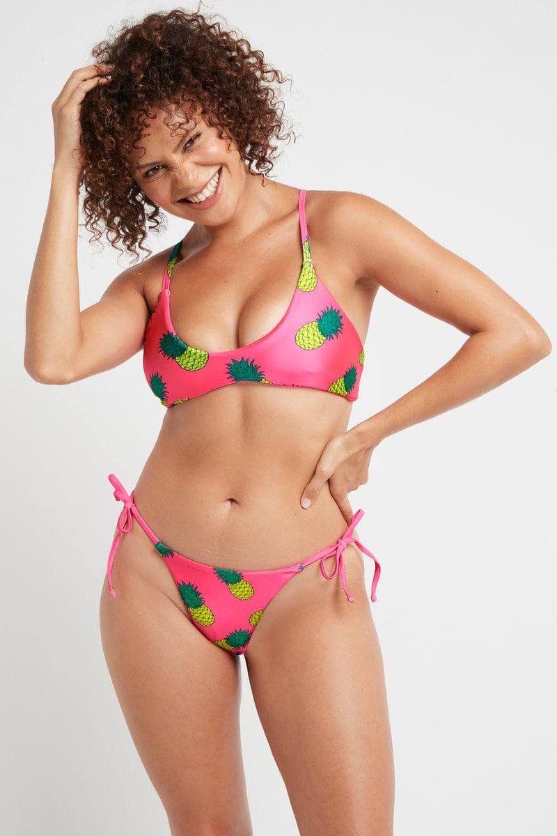 Avalon Bottoms in Pink Fineapple
