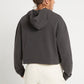 Charcoal  Cropped Hoodie 2022