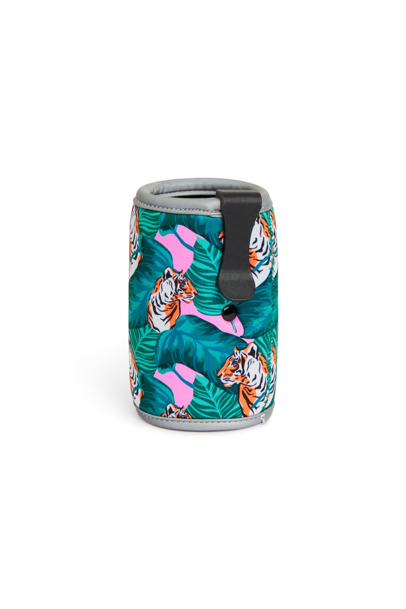 Stubby Holder in Couching Tiger Hidden Budgy with Clip