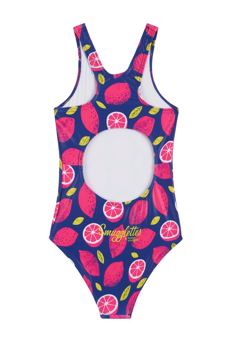 Girls One Piece in Pink Lemonade