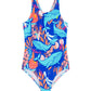 Girls One Piece in Blue Whale