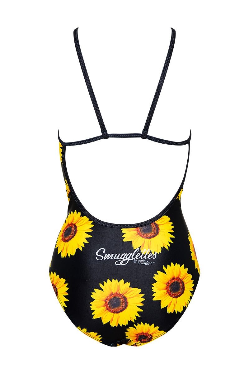 Black sunflower bathing suit online